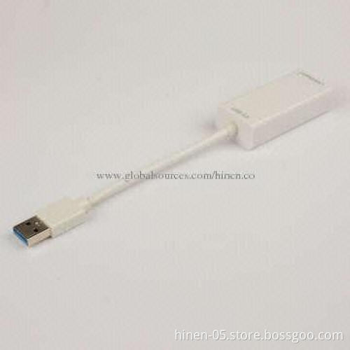 USB3.0 to Gigabit Ethernet Adapter, High-performance and Low-cost